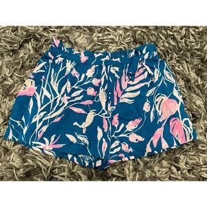 Lilly Pulitzer Rylan Tidal Wave Shorts Kids Size Medium 6-7